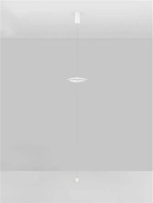 Lampadar LED suspendat de tavan OLOS, H-330cm