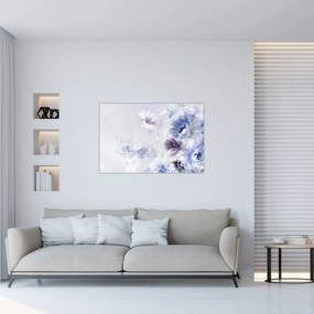 Tablou - Flori,pictură texturată (90x60 cm)