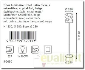 Lampadar, lampa de podea moderna Indo 89217 EL