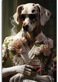 Tablou animal gangster cățea dalmată