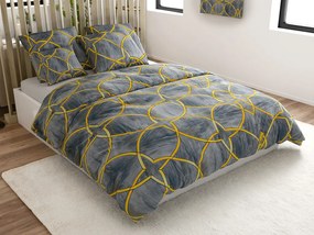 Lenjerie de pat din microfibra RYNETH gri Dimensiune lenjerie de pat: 70 x 80 cm | 140 x 200 cm