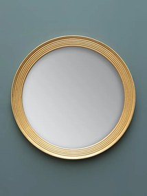 Oglinda de perete, rotunda, din aluminiu, Ribb