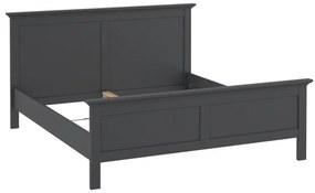 Pat matrimonial gri 160x200 cm Paris – Tvilum