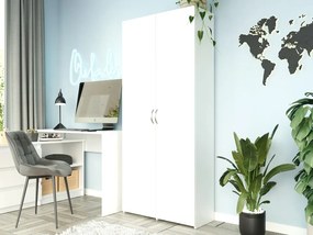 Raft pentru dulap de birou MODERN B-80-2D - diverse modele de culori Alb