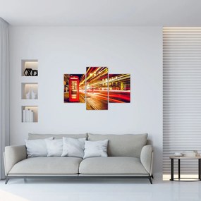 Tablou cu căsuța telefonică roșie din Londra (90x60 cm)