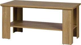 Masuta cafea LEON MZ17, stejar inchis, PAL laminat/muchii ABS, 120x60x