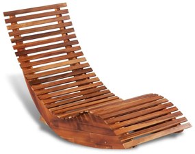 42652 vidaXL Balansoar șezlong din lemn de acacia