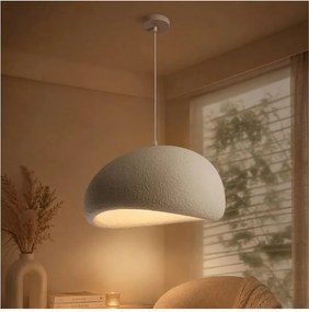 BRILAGI - Lampă suspendată pe cablu WABI SABI 1xE27/60W/230V Ø 50 cm albă