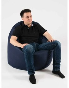 Fotoliu Relaxo XL , Material Impermeabil - Negru