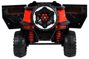 Masinuta Electrica cu acumulator pentru copii NOVOKIDS™ Thangra Jeep 4X4, 2 locuri, Max 30 kg, Cu faruri luminoase , 4 motoare, 3 Viteze, Lungime 140