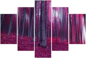 Tablou - Pădurea roz (150x105 cm)