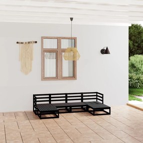 vidaXL Set mobilier de grădină, 6 piese, lemn masiv de pin