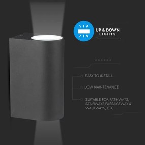 Aplică perete exterior 2xGU10/20W/230V IP44