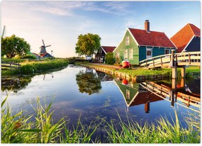 Tablou cu mori din Olanda (70x50 cm)