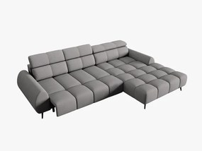 Coltar cu reglaj electric 5 locuri Alyse stofa L295 cm