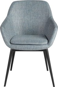 Scaun modern design italian tesatura Gri Albastrui