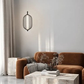 Pendul LED pe cablu PUMA LED/10W/230V diam. 15 cm negru