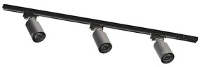 Zuma Line 3554 - Spot pentru șină TORE 3xGU10/35W/230V, negru
