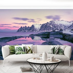 Fototapet iarna Fjord