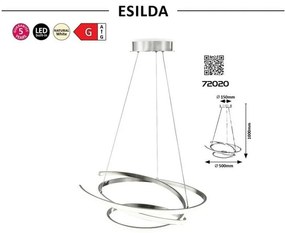Lustra LED suspendata design modern Esilda