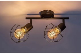 Spot Rabalux 71066 FRAN 2xE27/40W/230V negru