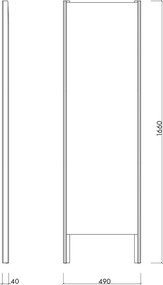 Oglindă de podea 49x166 cm Lun – noo.ma