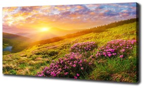 Print pe canvas Munte apus de soare