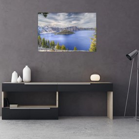 Tablou lacul montan (90x60 cm)