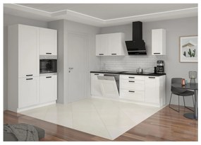 Dulap înalt Lesana 2 (stejar artisan + alb) . 1116410