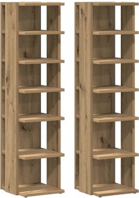 vidaXL Măsuță cafea, stejar artizanal, 40x40x43 cm, lemn prelucrat