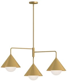 Alora Mood ALM-REMYCK3-GD - Lustru REMYCK pe tijă, 3xE27/60W/230V, auriu