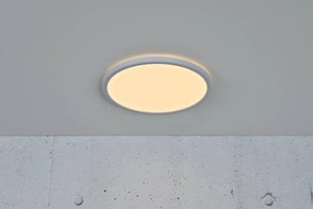 Plafoniera LED pentru iluminat exterior, senzor de miscare cu microunde, design silm Oja 29 alb 2700K 2110456101 NL