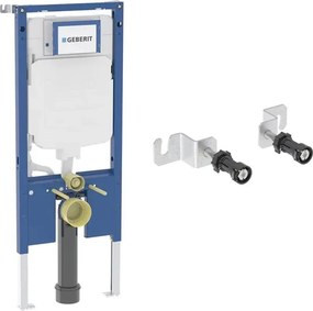Rezervor WC cu cadru incastrat Geberit Duofix Sigma compact UP720 si set fixare pentru cadre cu rezervor 8 cm