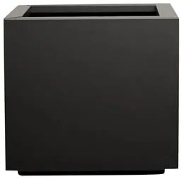 Ghiveci quadrat cu auto-irrigare STEEL PLUS, diferite variante - Hobby Flower Dimensiuni: 50x50x40, Culoare: antracit