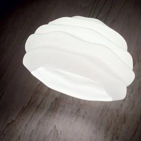 Lustră pe cablu Ideal Lux KARMA 1xE27/60W/230V d. 39 cm alb