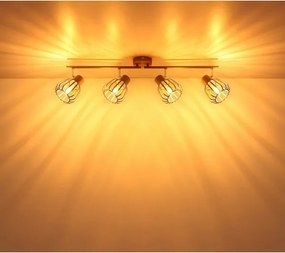 Globo 54663-4 - Spot OLIN 4xE27/40W/230V