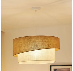 Brilagi - Lustr SHINE 1xE27/15W/230V, pr. 50 cm, bej/crem