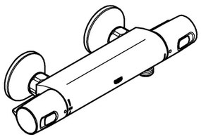 GROHE 1022172432 - Baterie termostatică pentru duș PRECISION TREND, negru