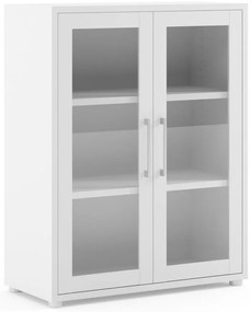 Bibliotecă modulară albă 89x113 cm Prima – Tvilum