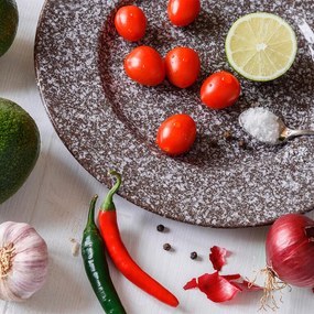 Banquet set farfurii plate din ceramică GRANITE 6 buc