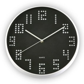 Ceas negru din plastic 30.3X4.3X30.3