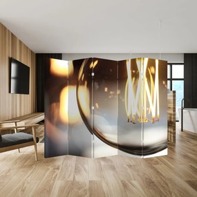 Paravan - becul aprins (210x170 cm)
