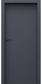 Usa de interior PORTA UNI COLOR MODERN cu toc reglabil - Model 1.1 240-300 mm, Antracit Mat