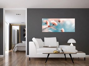 Tablou - Buburuze pe floare (120x50 cm)