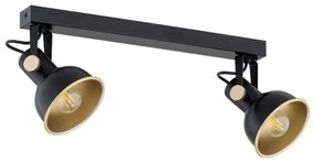 Spot LENORA 2xE14/7W/230V negru Argon 7142