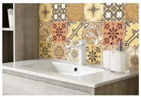 Set 9 autocolante Ambiance Cottage, 10 x 10 cm