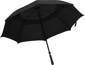 vidaXL Umbrelă, negru, 130 cm