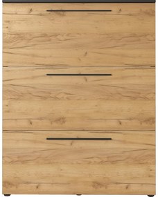 Pantofar cu deschidere înclinată gri închis în decor de stejar Wildomar - Germania