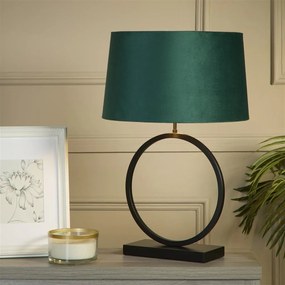 Veioza/Lampa de masa decorativa Elegant negru/verde