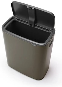 Coș de gunoi gri cu senzori de atingere din oțel 60 l Bo Touch Bin – Brabantia